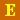 латинская буква E