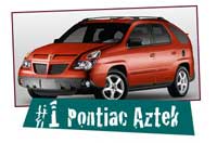 Самый уродливый автомобиль - Pontiac Aztec